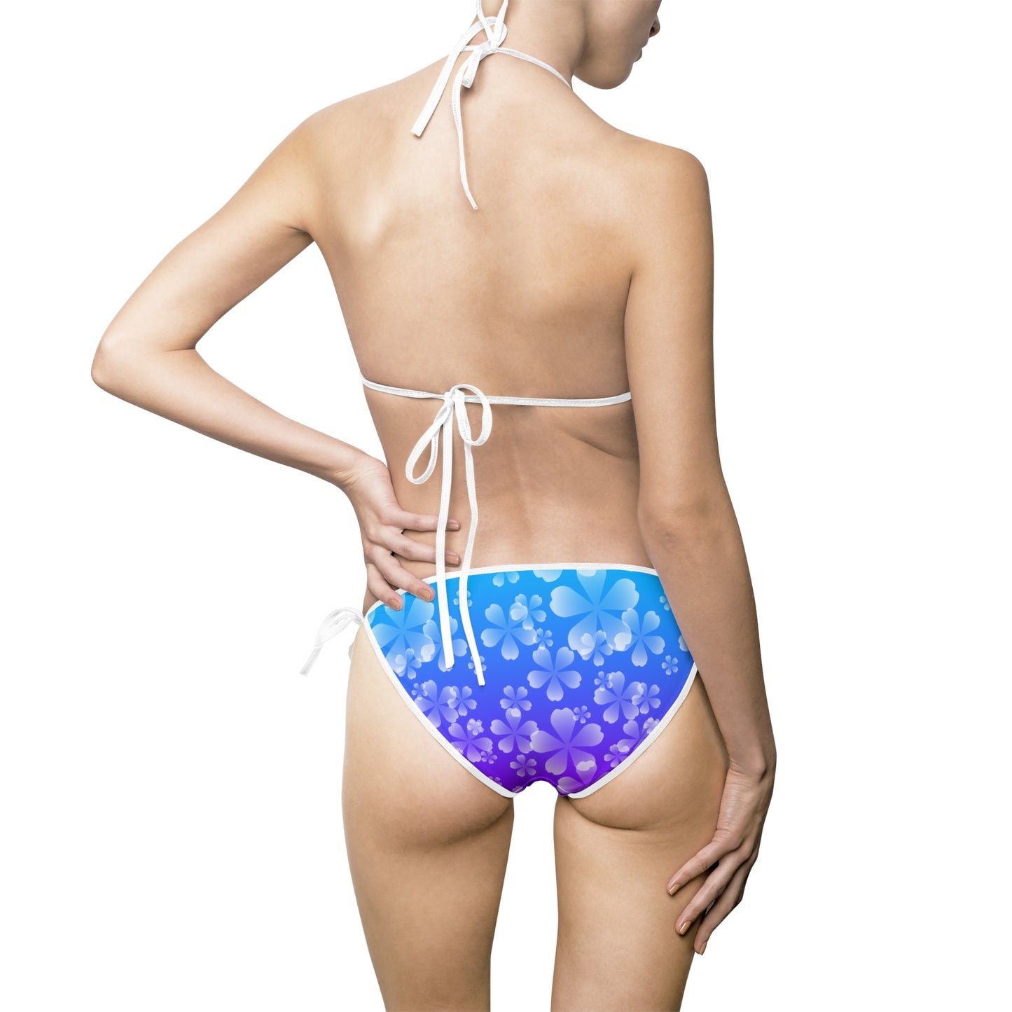 Blurple Sakura Bikini Swimsuit