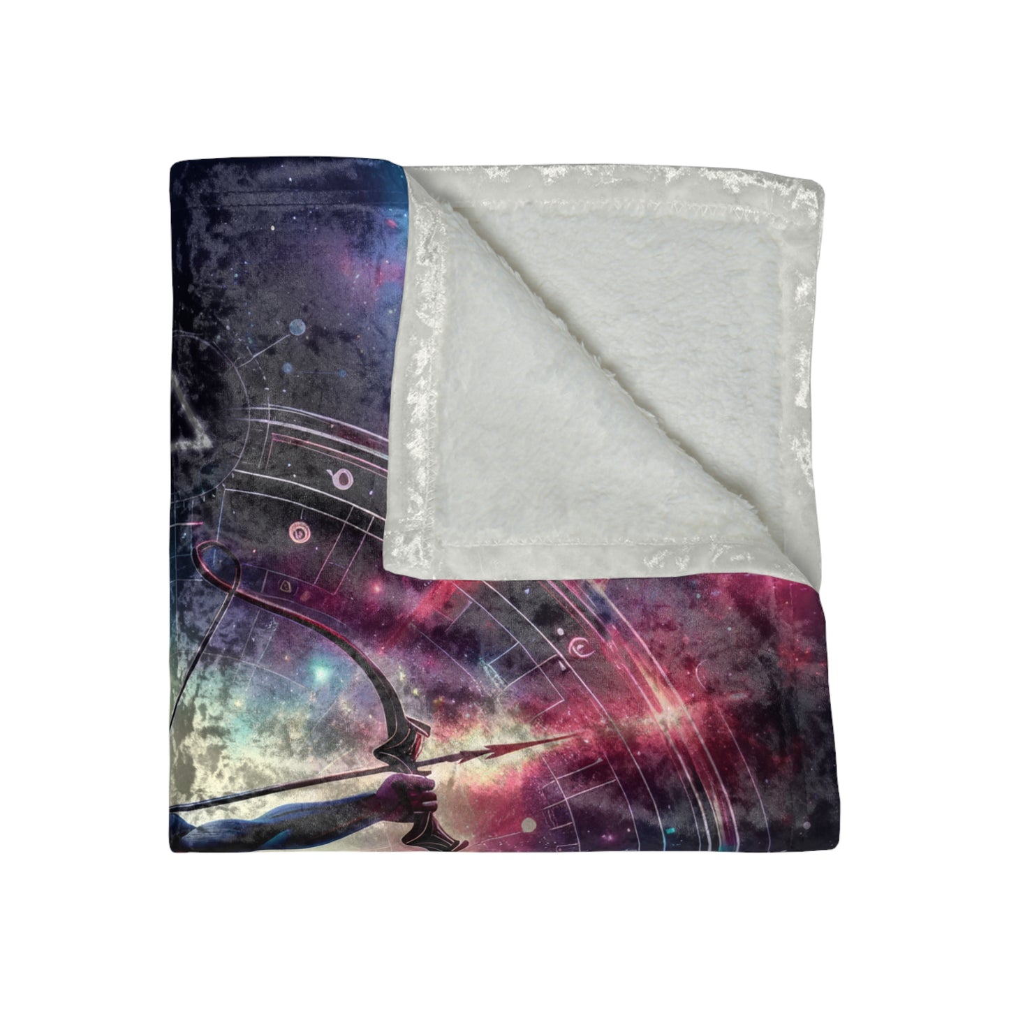 Celestial Zodiac Velvet Blanket (Sagittarius)