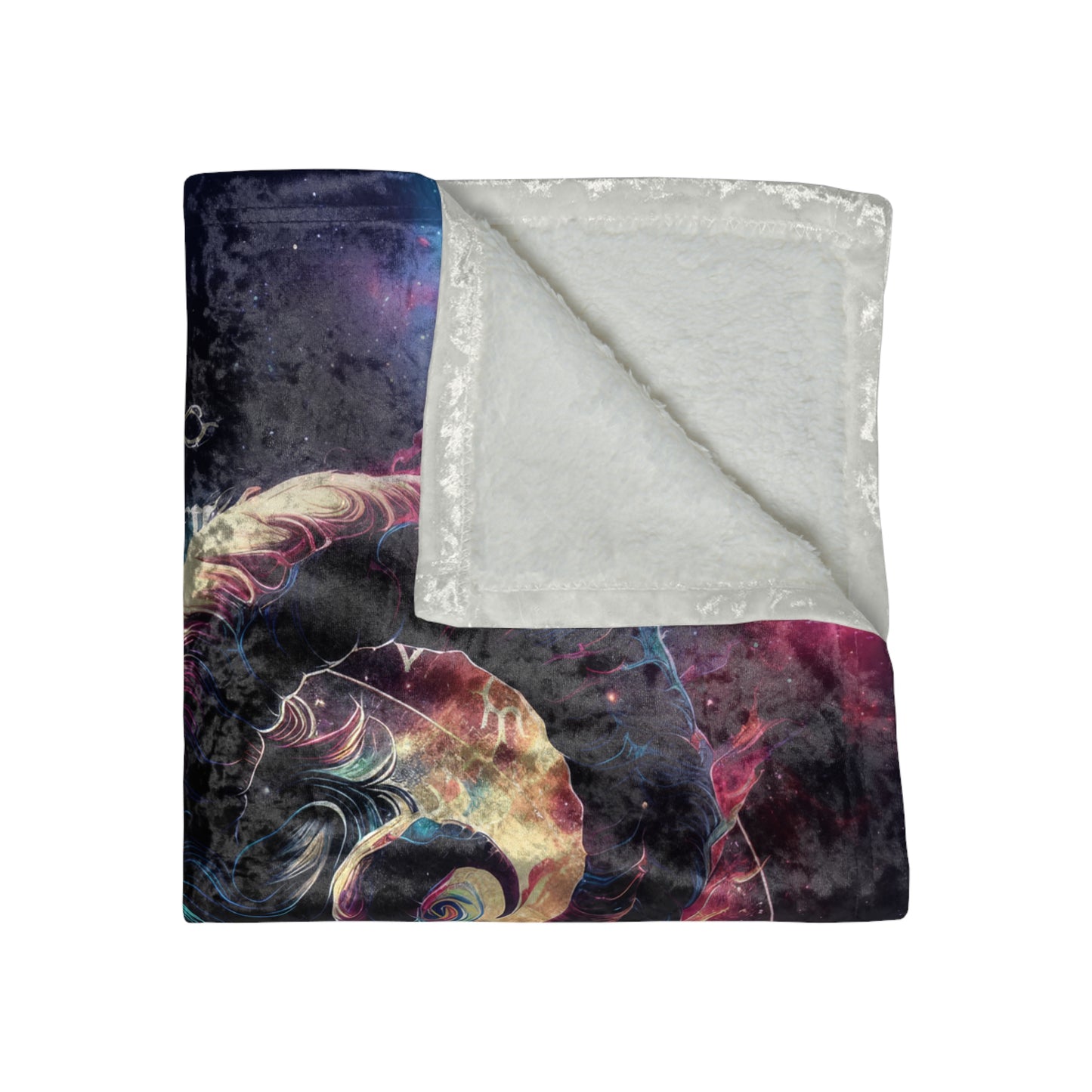 Celestial Zodiac Velvet Blanket (Capricorn)