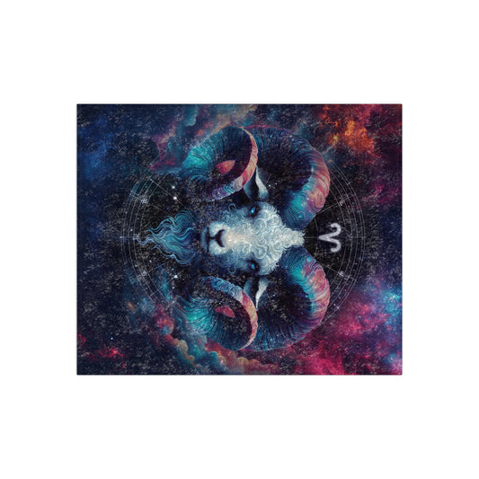 Celestial Zodiac Velvet Blanket (Aries)