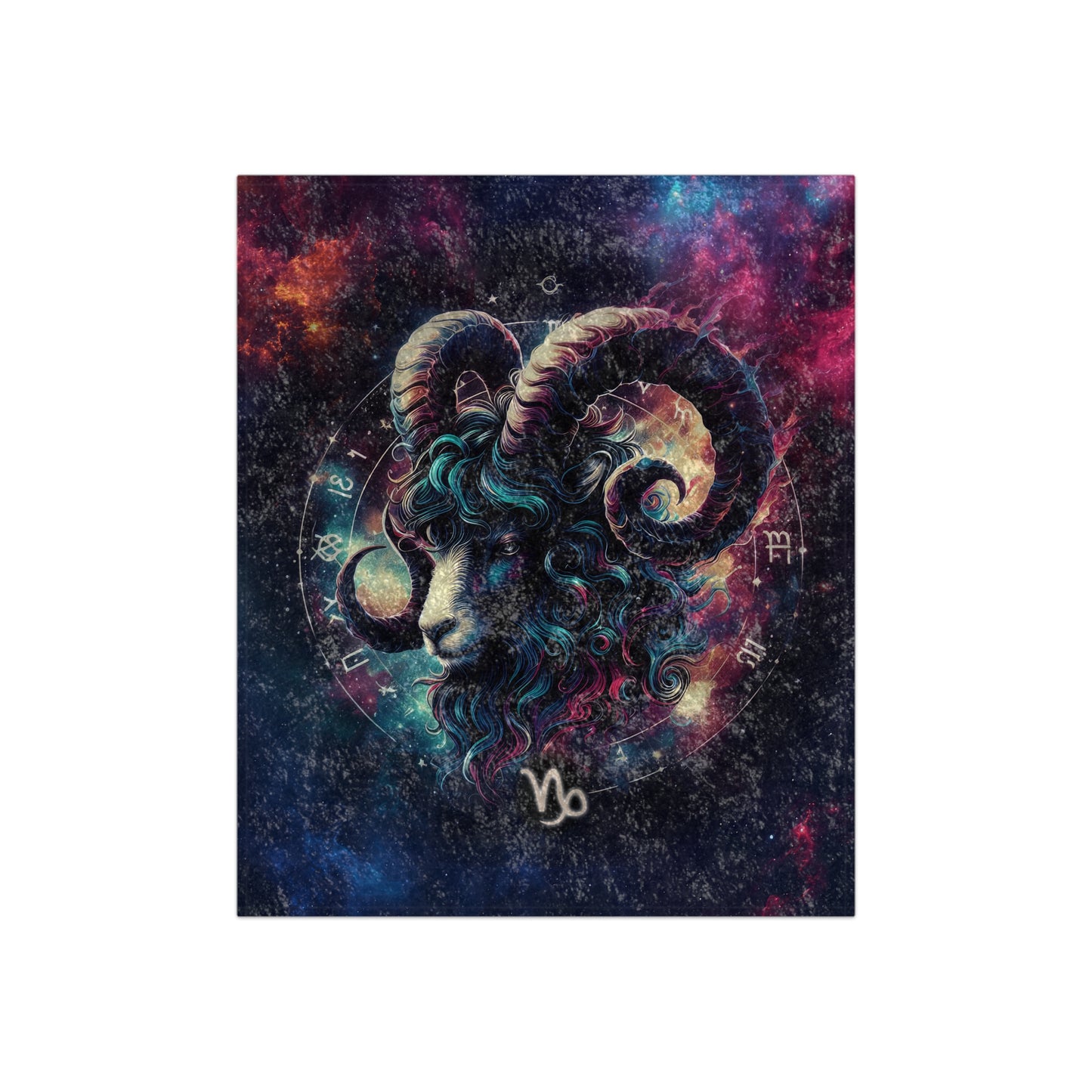Celestial Zodiac Velvet Blanket (Capricorn)