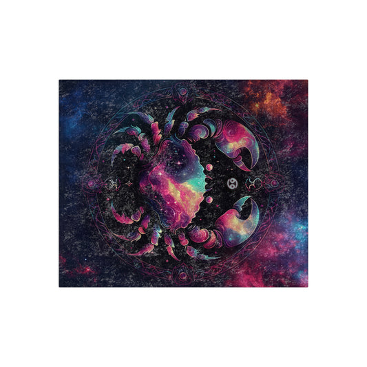 Celestial Zodiac Velvet Blanket (Cancer)