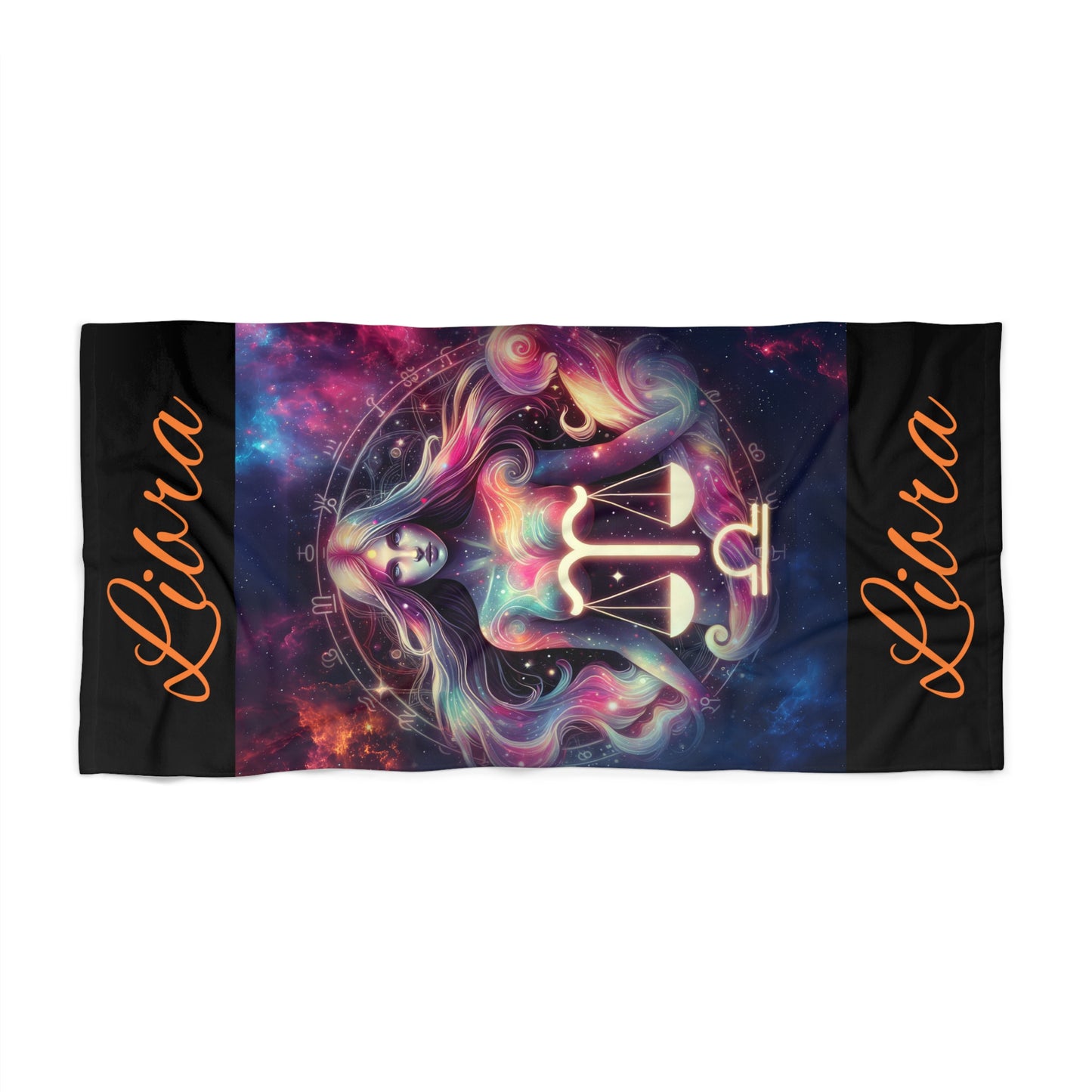 Astrological Libra Beach Towel