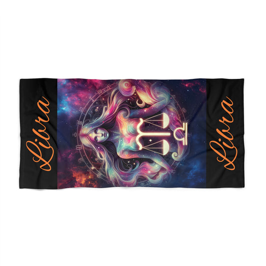 Astrological Libra Beach Towel