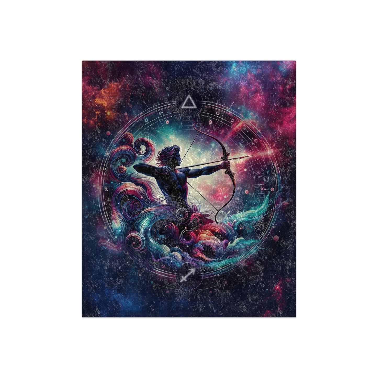Celestial Zodiac Velvet Blanket (Sagittarius)
