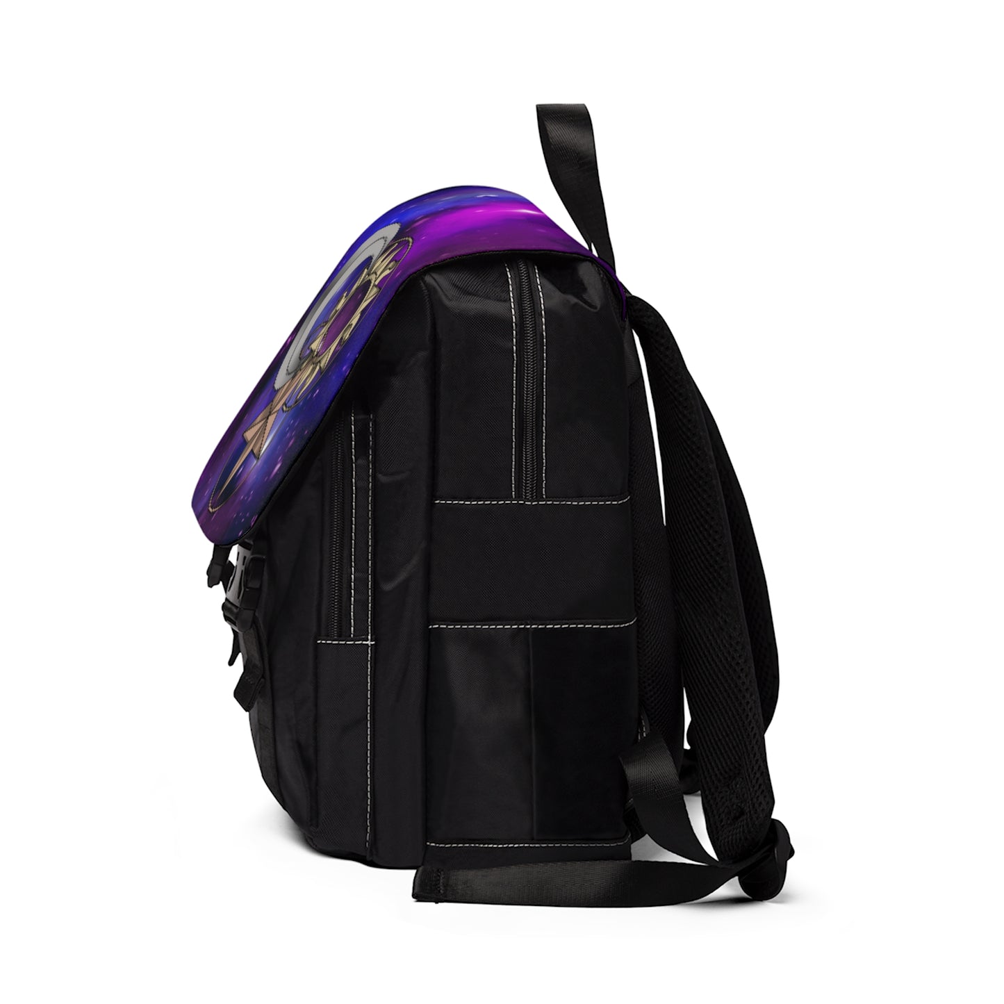 Celestial Trinity Casual Shoulder Backpack (Magenta)