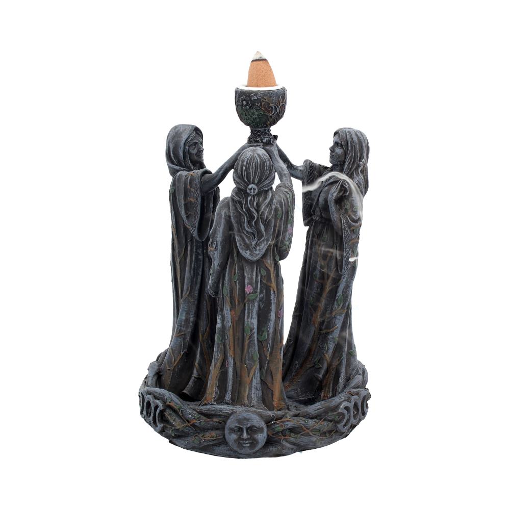 Mother Maiden & Crone backflow incense burner