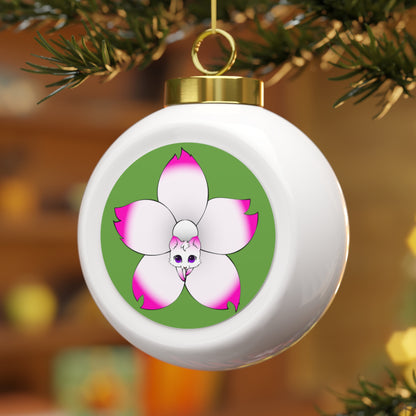 Sakura Christmas Ball Ornament