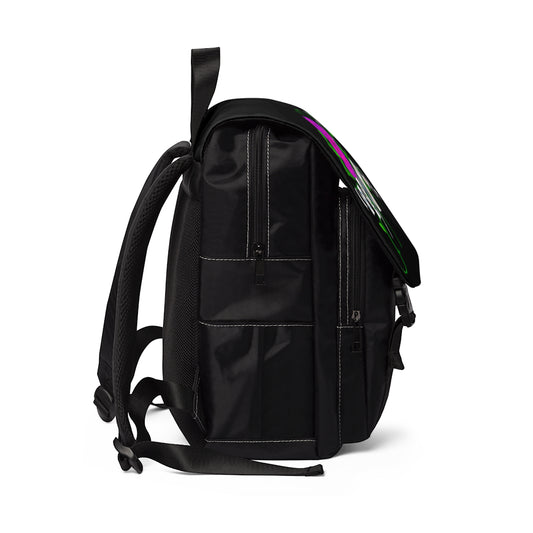 LET UR BEAUTY RUN  (Casual Shoulder Backpack)