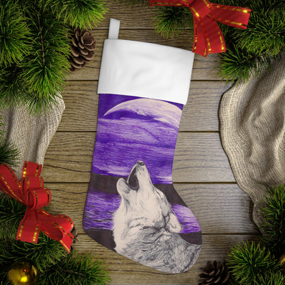 Howling Wolf Holiday Stocking