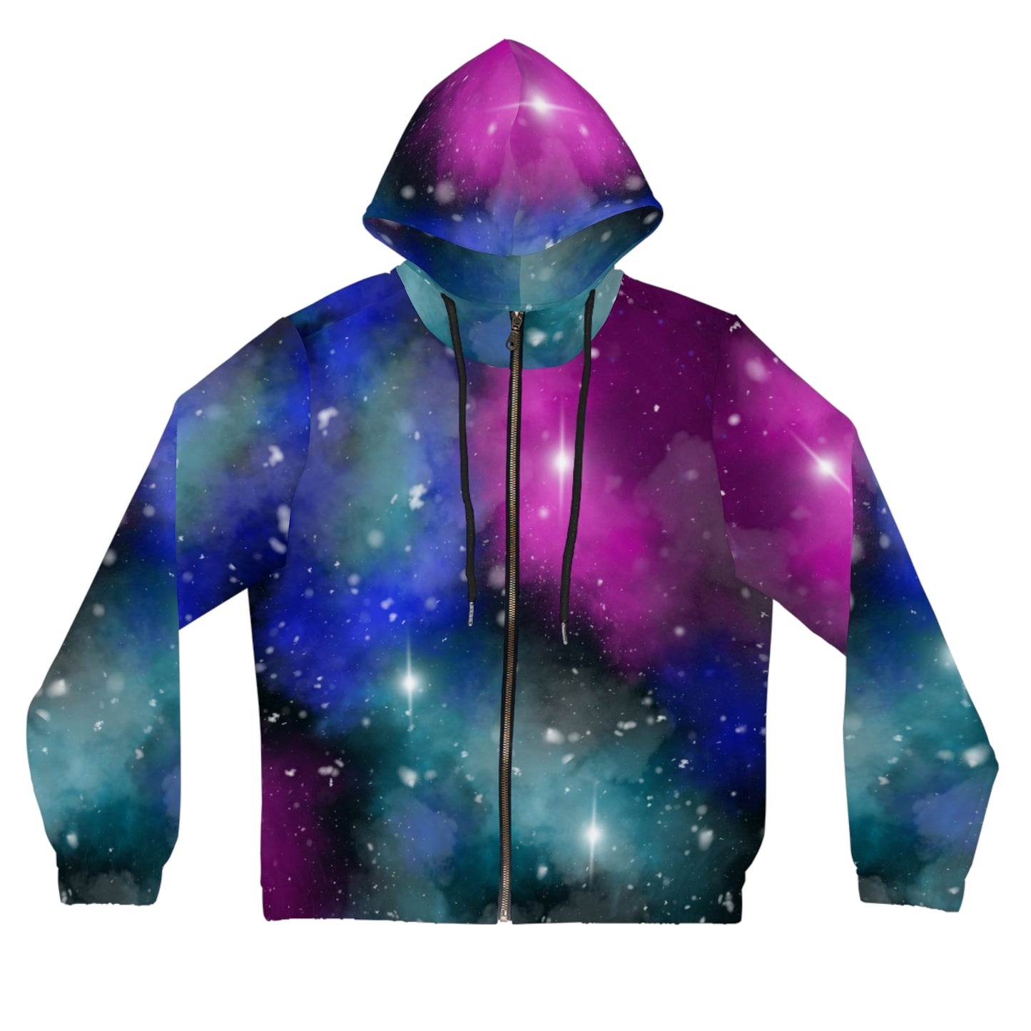 Celestial Trinity Full-Zip Hoodie (Teal)