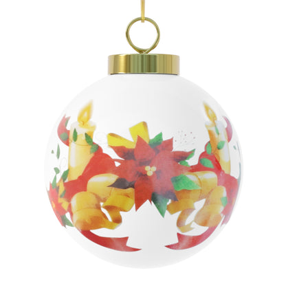 Sunny Christmas Ball Ornament