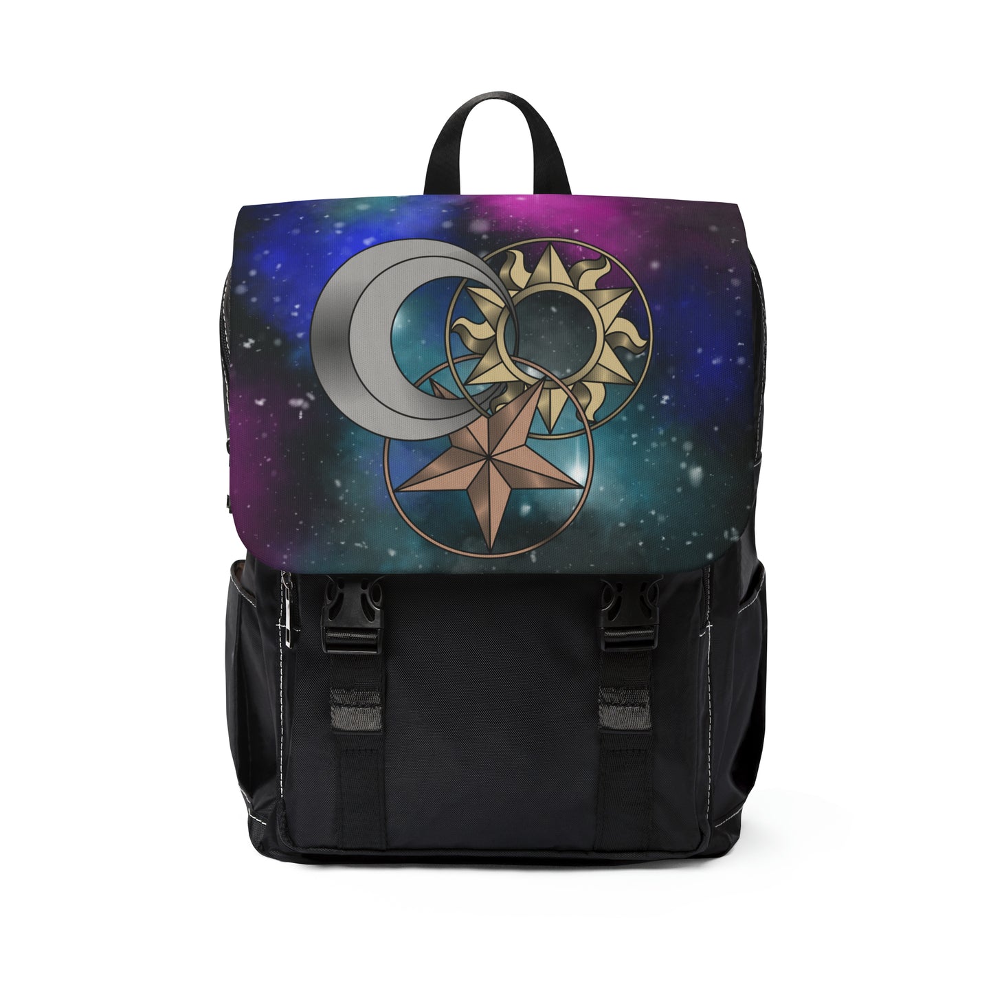 Copy of Celestial Trinity Casual Shoulder Backpack (Magenta)