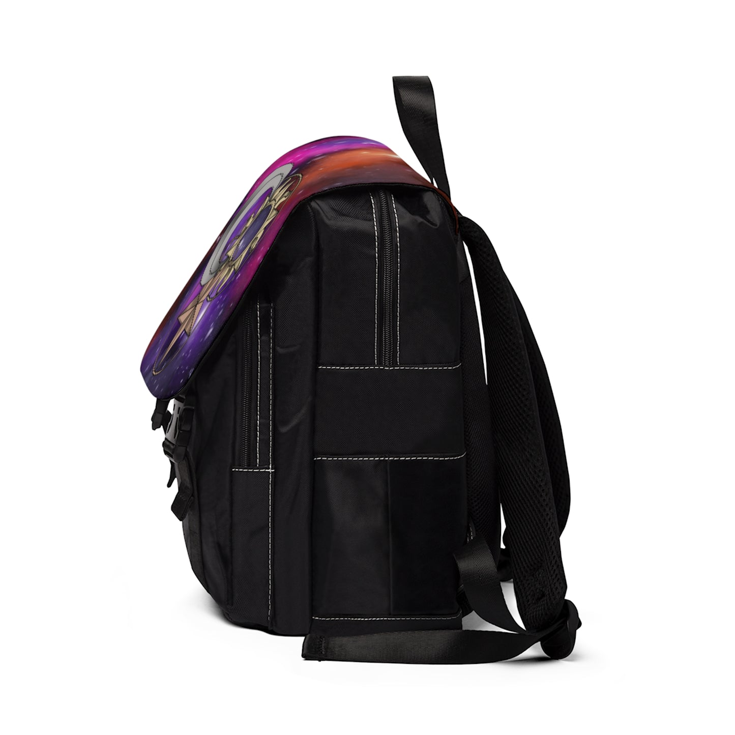 Celestial Trinity Casual Shoulder Backpack (Orange)