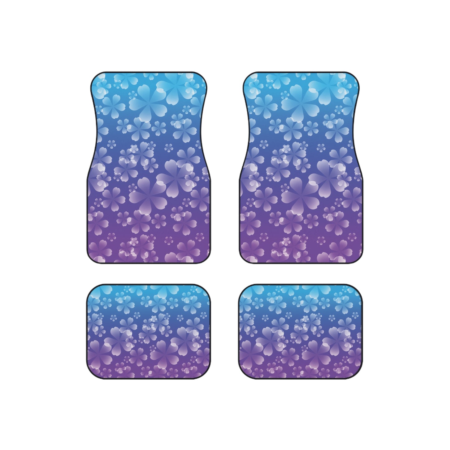 Blurple Cherry blossom mats (Set of 4)