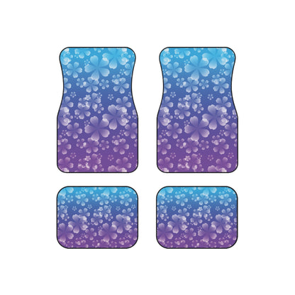 Blurple Cherry blossom mats (Set of 4)