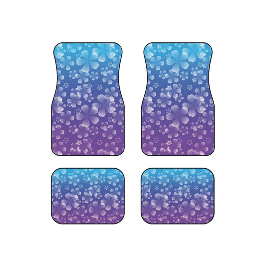 Blurple Cherry blossom mats (Set of 4)