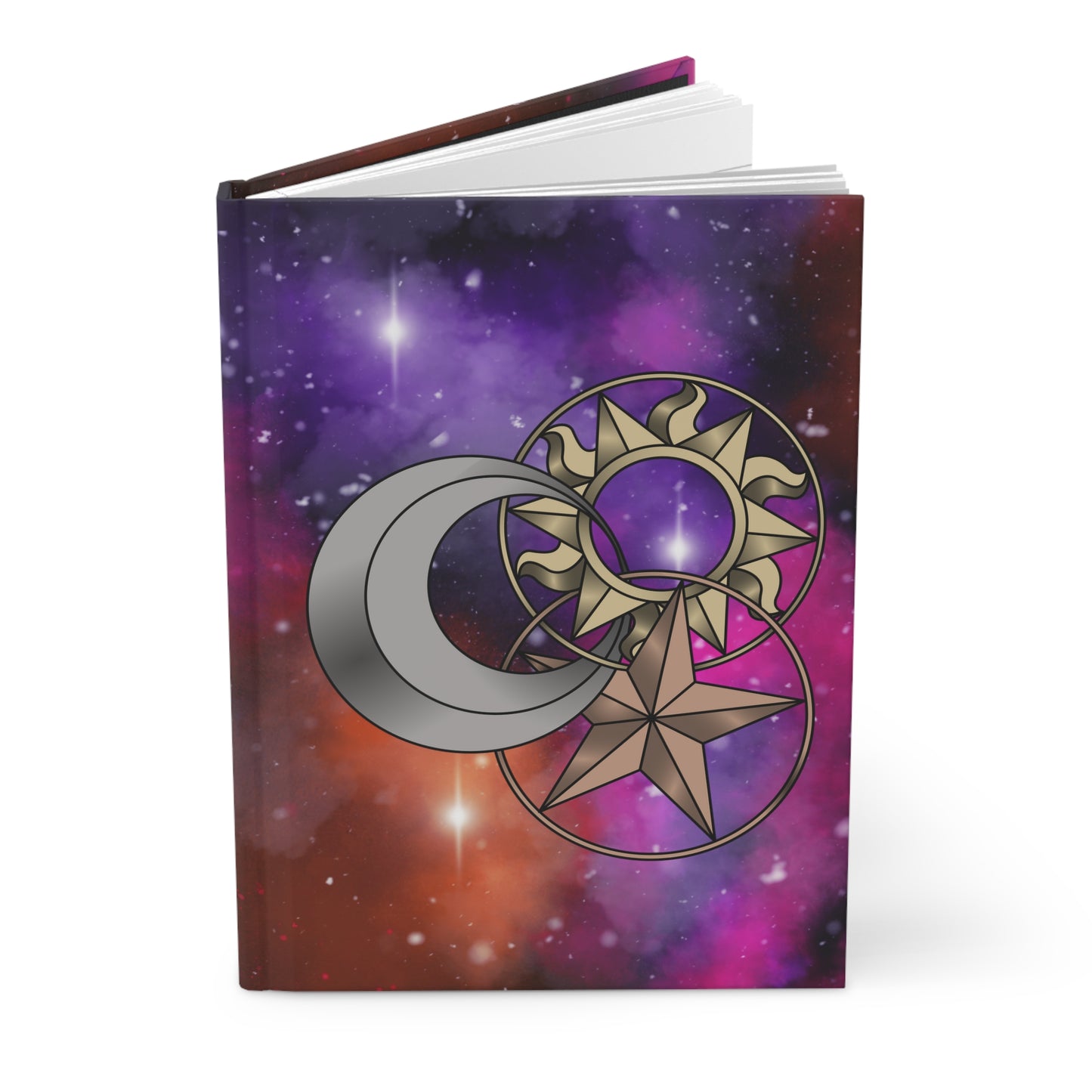 Orange Celestial Trinity (Hardcover Journal Matte)