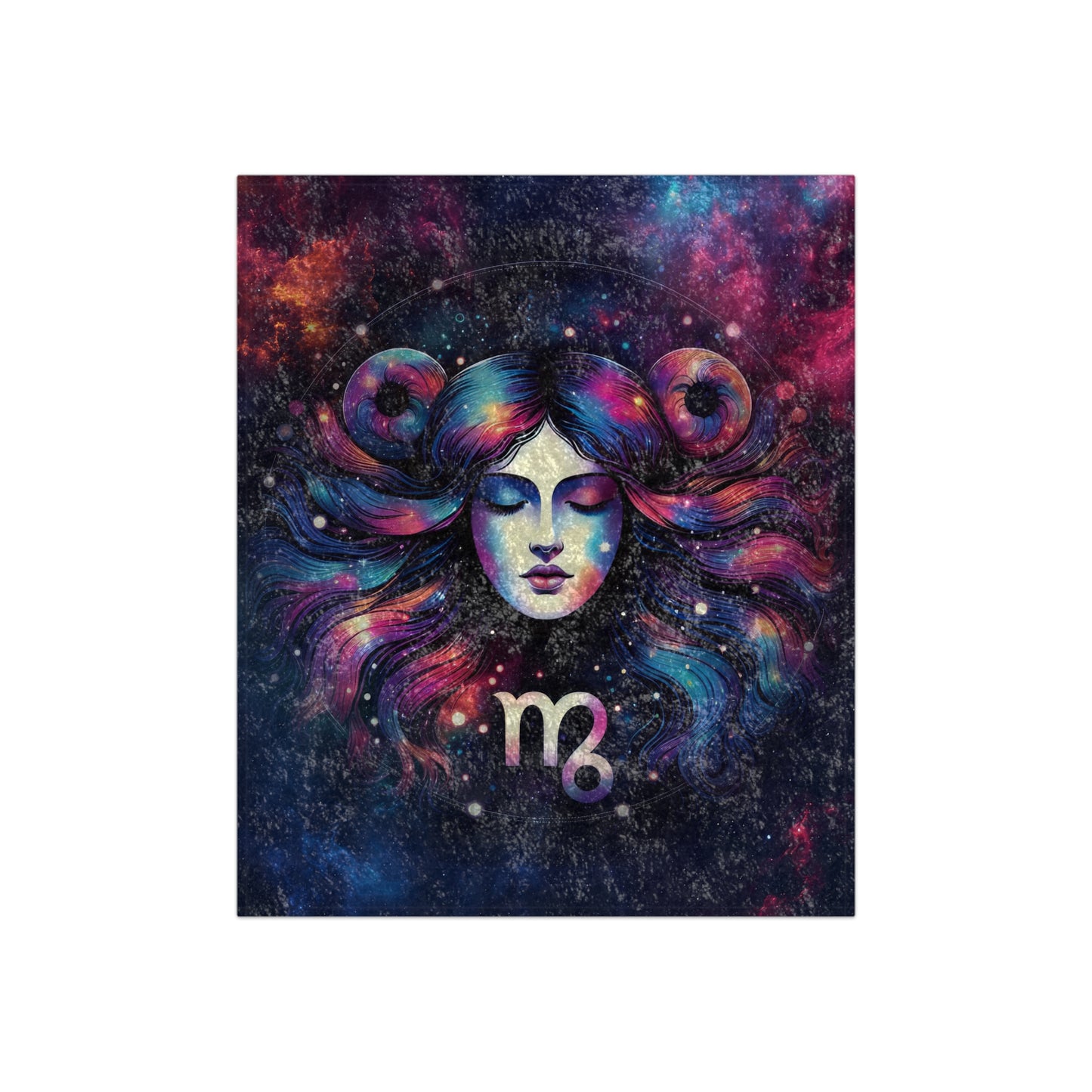 Celestial Zodiac Velvet Blanket (Virgo)