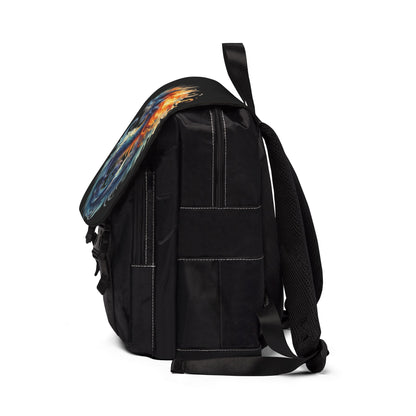 Blue Dragon Casual Shoulder Backpack