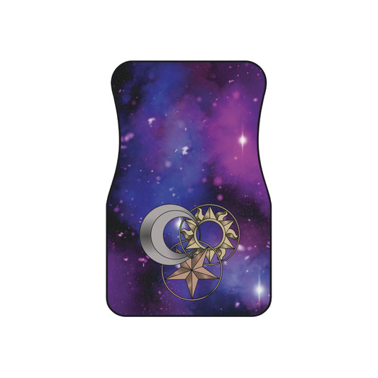 Celestial Trinity Car mats (Set of 4) (Magenta)