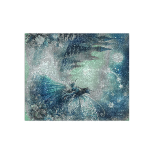 Winter Fairy Crushed Velvet Blanket