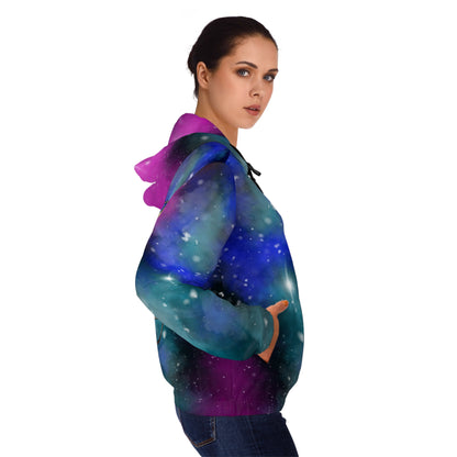 Celestial Trinity Full-Zip Hoodie (Teal)