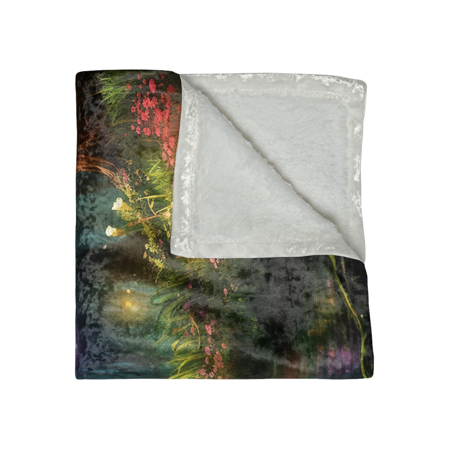 Fairy Forest Crushed Velvet Blanket