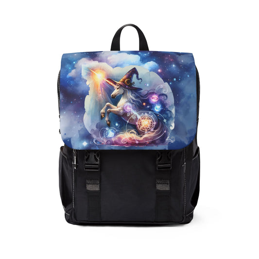 Wizardly Unicorn Casual Shoulder Backpack