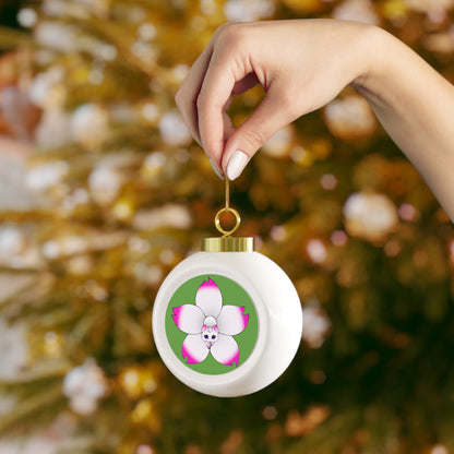 Sakura Christmas Ball Ornament