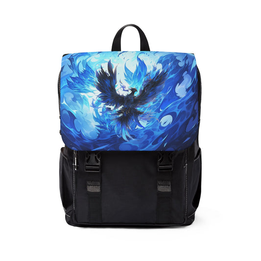 Blue Phoenix Casual Shoulder Backpack