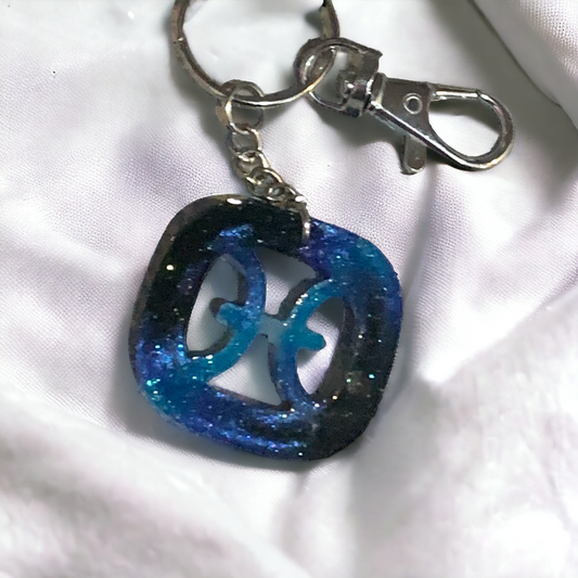 Galaxy Zodiac Keychains