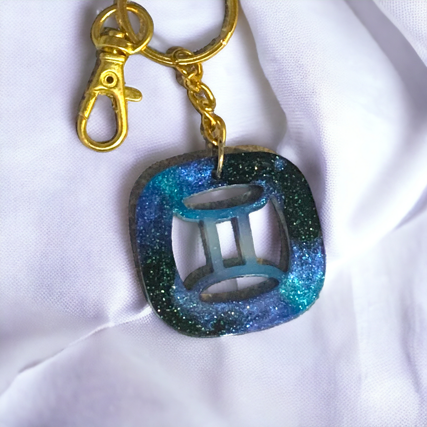 Galaxy Zodiac Keychains