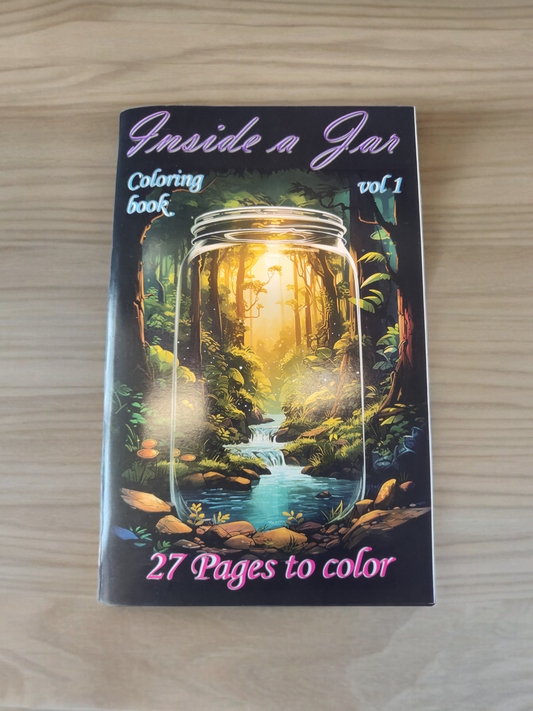 Inside a Jar coloring books vol 1