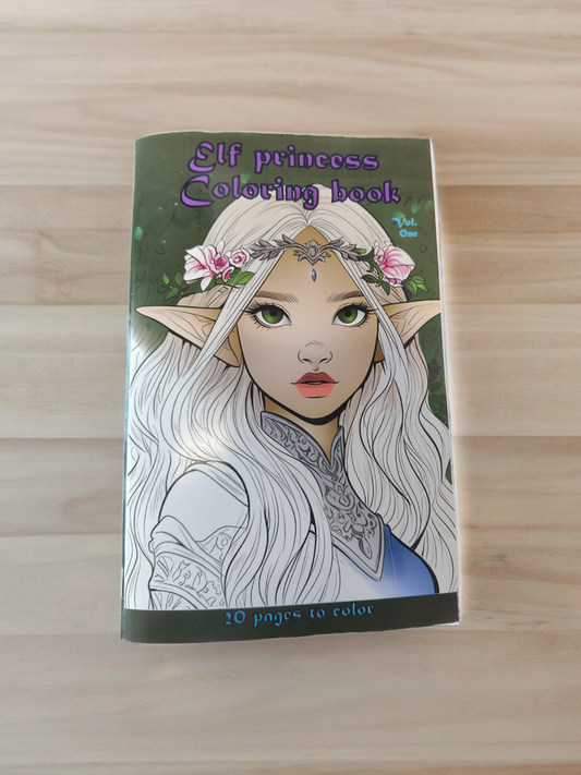 Elf princess coloring books vol 1