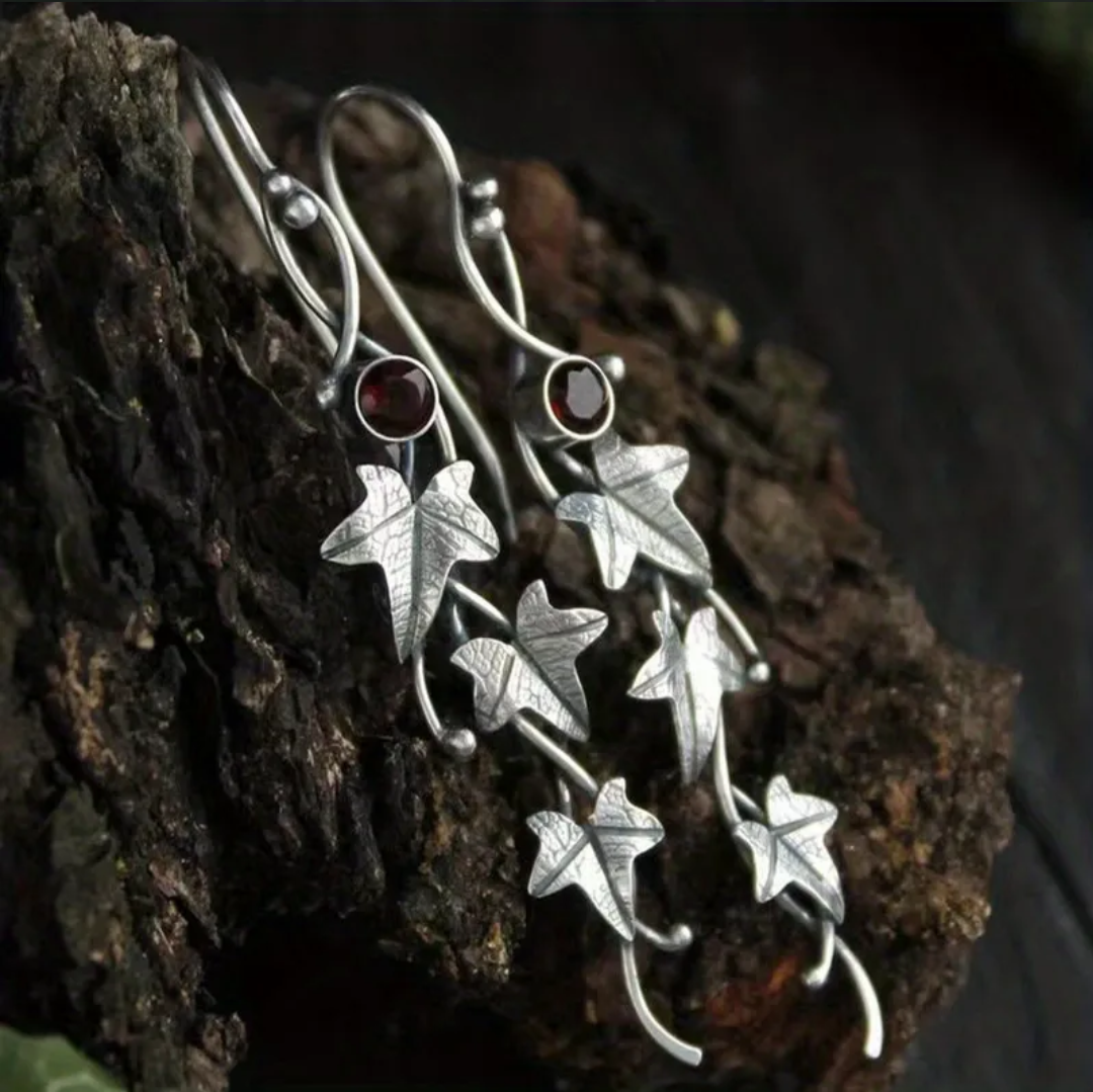 Elven Ivy hook earrings