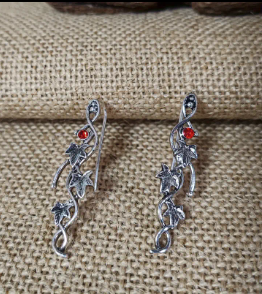 Elven Ivy hook earrings