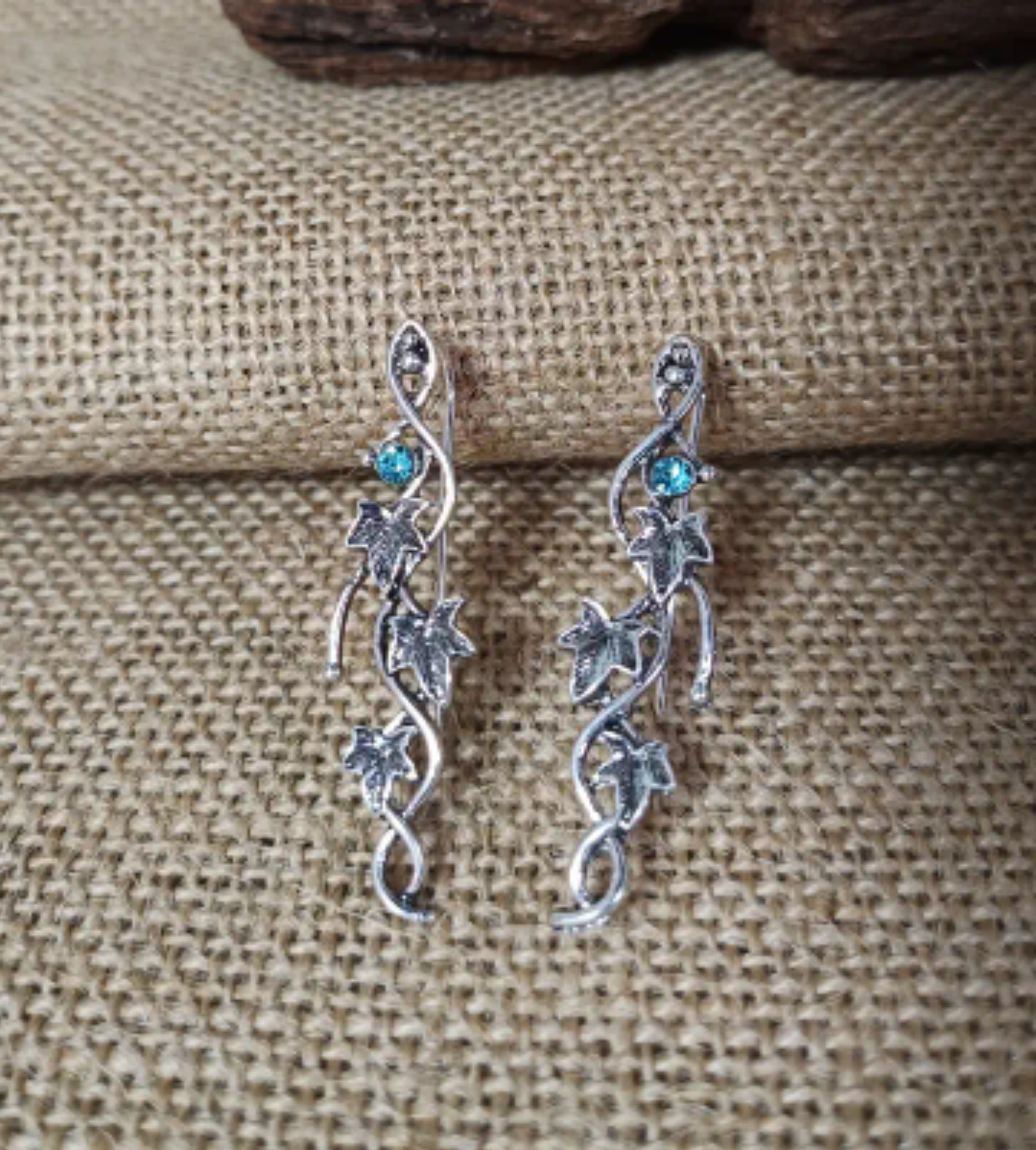 Elven Ivy hook earrings