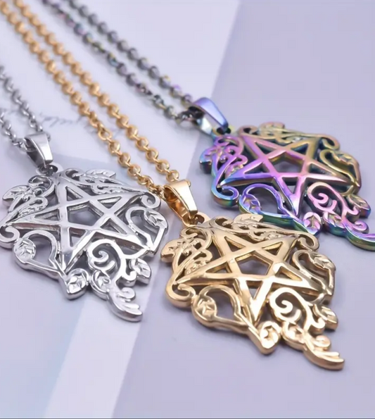 Pentagram Vine necklace