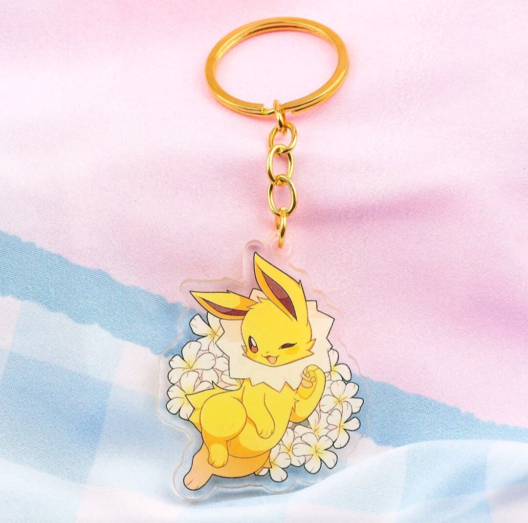 Eevee Evolution Acrylic Keychains
