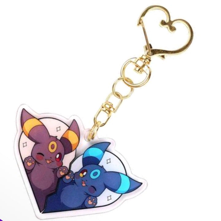 Shiny Eevee Evolution Acrylic Keychains