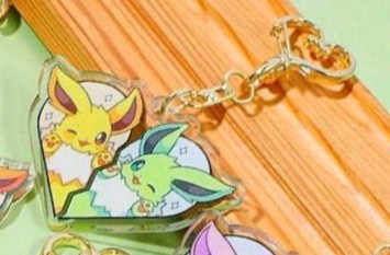 Shiny Eevee Evolution Acrylic Keychains