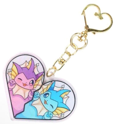 Shiny Eevee Evolution Acrylic Keychains