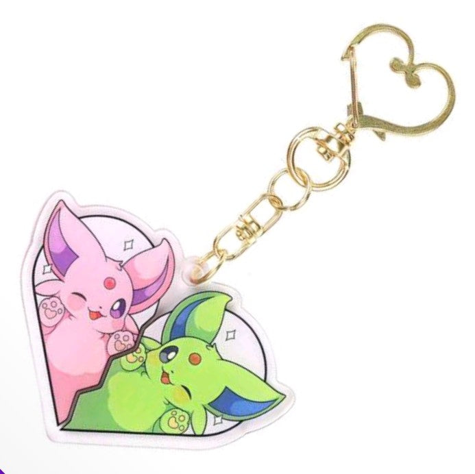 Shiny Eevee Evolution Acrylic Keychains