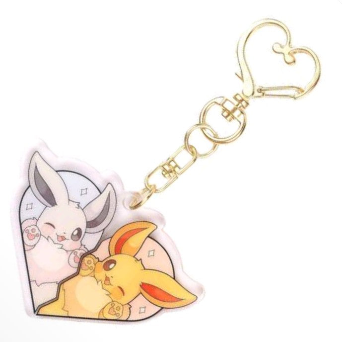 Shiny Eevee Evolution Acrylic Keychains