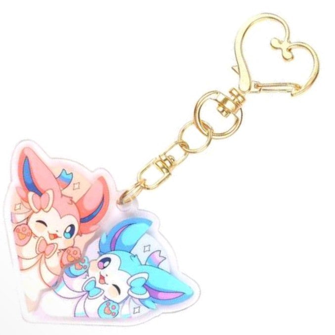 Shiny Eevee Evolution Acrylic Keychains