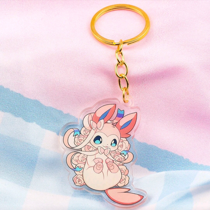Eevee Evolution Acrylic Keychains