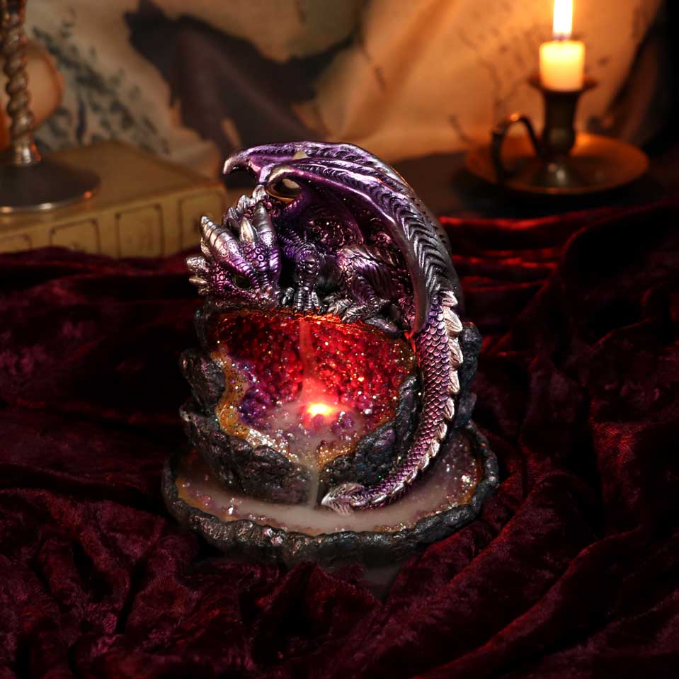 Crystalline Protector Backflow Incense Burner