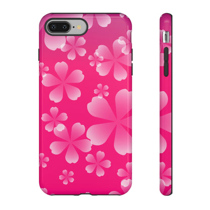 Pink with Cherry Blossom Tough Cases