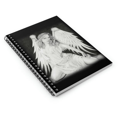 Naughty Angel Spiral Notebook - Ruled Line